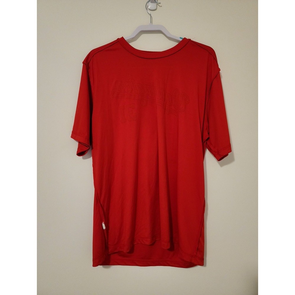 Washington NATS Mens T-Shirt MAX SCHERZER #31 Size XL Red Short Sleeve Baseball - Picture 5 of 7